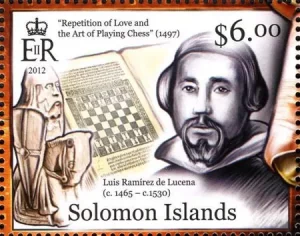Sello de las Islas Salomón (2012). Luís Ramírez de Lucena