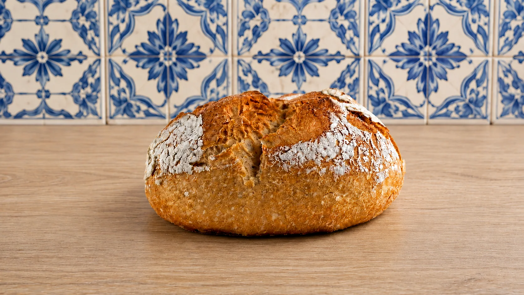 Pão de água português con añadido de harina de centeno